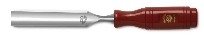 26 mm Red/Silver Kirschen 1433026 Firmer Gouge with Plastic Handle 